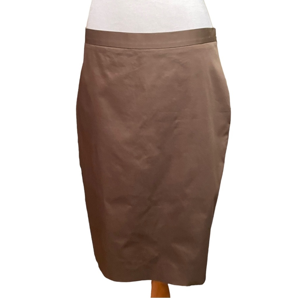 Moschino Cheap and Chic Brown pencil skirt Sz 10 - Picture 6 of 13